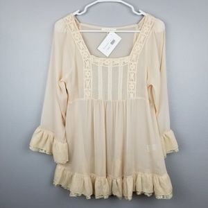 i joah | 3/4 Poet Sleeve Blouse